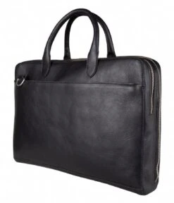 Cowboysbag Laptop Bag Laide 15.6 Inch Black -Beroemde Bagage Winkel cowboysbag laptopbaglaide laptoptas black 100 side 600