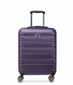 Delsey Air Armour 55cm Slim Trolley Dark Purple