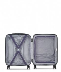 Delsey Air Armour 55cm Slim Trolley Dark Purple -Beroemde Bagage Winkel delsey air20armour 00386680318T9 04 600