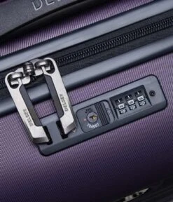 Delsey Air Armour 55cm Slim Trolley Dark Purple -Beroemde Bagage Winkel delsey air20armour 00386680318T9 11 600