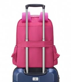 Delsey Legere 2.0 Backpack 15.6 Inch Pink -Beroemde Bagage Winkel delsey legere 00372760009 16 600
