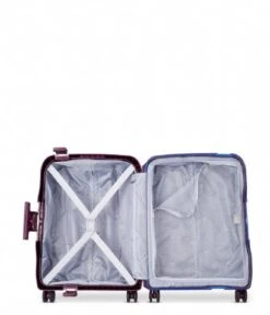 Delsey Moncey 55cm Slim Cabin Trolley Purple -Beroemde Bagage Winkel delsey moncey 00384480308 04 600