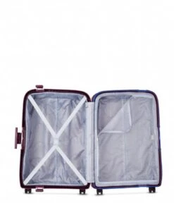 Delsey Moncey 69cm Trolley Koffer Purple -Beroemde Bagage Winkel delsey moncey 00384482008 04 600