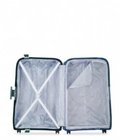 Delsey Moncey 76cm Trolley Koffer Green -Beroemde Bagage Winkel delsey moncey 00384482103 04 600