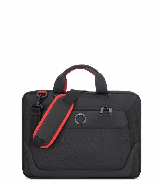 Delsey Parvis 2CPT Aktetas Laptop Black 3 Delsey Parvis 2CPT Aktetas Laptop Black