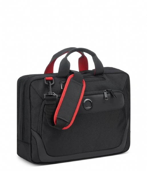Delsey Parvis 2CPT Aktetas Laptop Black 4 Delsey Parvis 2CPT Aktetas Laptop Black - Afbeelding 2