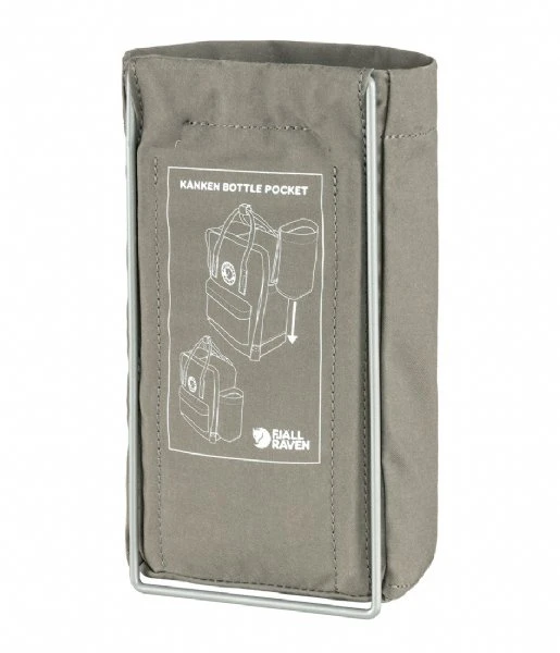 Fjallraven Kanken Bottle Pocket Fog 4 Fjallraven Kanken Bottle Pocket Fog - Afbeelding 2