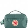 Fjallraven Kanken Hip Pack Frost Green -Beroemde Bagage Winkel fjallraven kanken hip pack heup tas frost green bum bag 23796 front 600