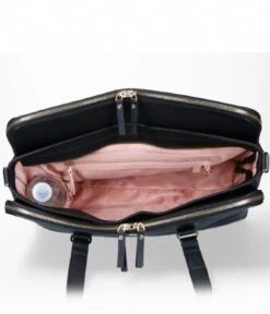 Charlotte Laptop Business Bag Croco 13.3 Inch Black -Beroemde Bagage Winkel fmme charlotte laptop business bag croco 13 3 black 4 600