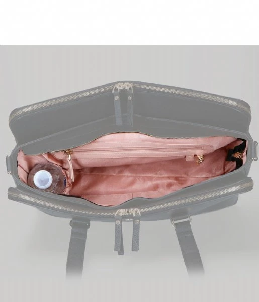 Charlotte Laptop Business Bag Croco 13.3 Inch Brown 6 Charlotte Laptop Business Bag Croco 13.3 Inch Brown - Afbeelding 4