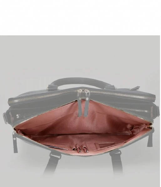 Charlotte Laptop Business Bag Croco 13.3 Inch Brown 7 Charlotte Laptop Business Bag Croco 13.3 Inch Brown - Afbeelding 5