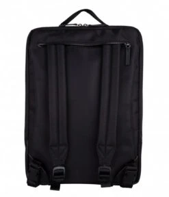 Cliff Laptop Backpack 17.3 Inch Black / Black -Beroemde Bagage Winkel hismanners b007 cliff black black back 600