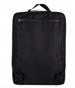 Cliff Laptop Backpack 17.3 Inch Black / Black -Beroemde Bagage Winkel hismanners b007 cliff black black back2 600