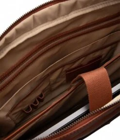 Kale 17 Inch Cognac -Beroemde Bagage Winkel hismanners b048 kale cognac inside 600
