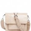 Hvisk Cayman Pocket Sand Beige -Beroemde Bagage Winkel hvisk h1771 cayman pocket sand beige front 600