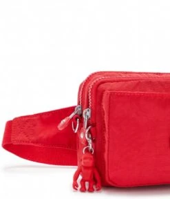 Kipling Abanu Multi Red Rouge -Beroemde Bagage Winkel kipling abanu multi red rouge detail 600