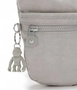 Kipling Arto S Grey Gris -Beroemde Bagage Winkel kipling arto s grey gris detail 600