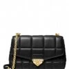 Michael Kors Soho Large Chain Shldr Black -Beroemde Bagage Winkel michael kors 30f0g1sl3l soho large chain shldr black 001 1 600