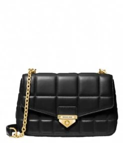 Michael Kors Soho Large Chain Shldr Black