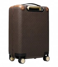 Michael Kors Travel Small Hardcase Trolley Brown Acorn -Beroemde Bagage Winkel michael kors 30s0gtft3b travel small hardcase trolley brown acorn 252 3 600