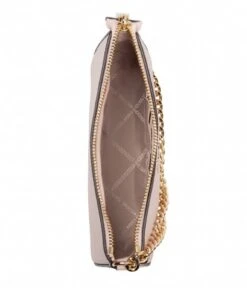 Michael Kors Medium Chain Pouchette Soft Pink & Gold Hardware 7 Michael Kors Medium Chain Pouchette Soft Pink & Gold Hardware -Beroemde Bagage Winkel michael kors medium chain pochette soft pink gold hardware 32F7GFDW6L inside 600