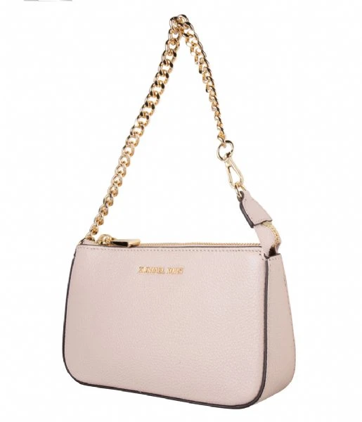 Michael Kors Medium Chain Pouchette Soft Pink & Gold Hardware 4 Michael Kors Medium Chain Pouchette Soft Pink & Gold Hardware - Afbeelding 2