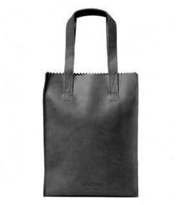 My Paper Bag Long Handle Zip Off Black