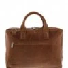 Laptop Bag 485 17.3 Inch Cognac 2 Laptop Bag 485 17.3 Inch Cognac -Beroemde Bagage Winkel plevier bag documentbag cognac 485 3 front 600