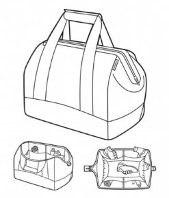 Reisenthel Allrounder Large Reistas Black -Beroemde Bagage Winkel reisenthel allrounder large reistas handtas black handbag black detail 600