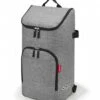Reisenthel Citycruiser Bag Twist Silver -Beroemde Bagage Winkel reisenthel citycruiser bag twist silver front 600