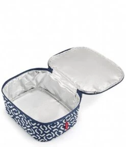 Reisenthel Coolerbag M Pocket Signature Navy -Beroemde Bagage Winkel reisenthel coolerbag m pocket signature navy inside 600