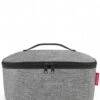Reisenthel Coolerbag M Pocket Twist Silver -Beroemde Bagage Winkel reisenthel coolerbag m pocket twist silver front 600