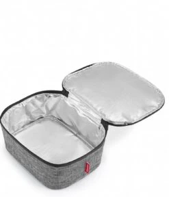 Reisenthel Coolerbag M Pocket Twist Silver -Beroemde Bagage Winkel reisenthel coolerbag m pocket twist silver inside 600