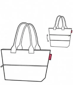 Reisenthel Shopper E1 Dots -Beroemde Bagage Winkel reisenthel shopper e1 handtas dots handbag dots detail 600