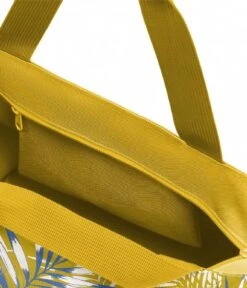 Reisenthel Shopper Medium Jungle Curry Geel -Beroemde Bagage Winkel reisenthel zs shopper medium jungle curry yellow inside 600