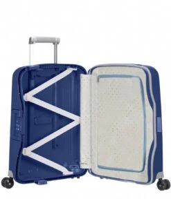 Samsonite S Cure Spinner 55/20 Dark Blue -Beroemde Bagage Winkel samsonite 49539 s cure spinner 55 20 dark blue 1247 5 600