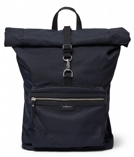 Sandqvist Siv 13 Inch Black With Black Leather 3 Sandqvist Siv 13 Inch Black With Black Leather