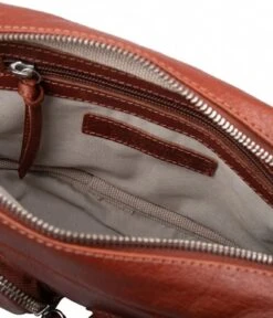 Alder Crossbody Cognac -Beroemde Bagage Winkel thelittlegreenbag 3972 alder crossbody cognac inside 600