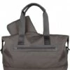 Daisy Diaperbag Set Grey -Beroemde Bagage Winkel thelittlegreenbag daisy diaperbag grey front2 600