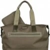 Daisy Diaperbag Set Olive -Beroemde Bagage Winkel thelittlegreenbag daisy diaperbag olive front2 600