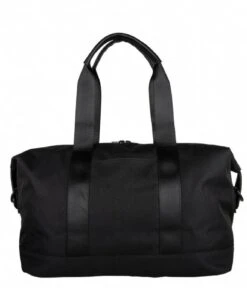 Duffle Bag Daisy Black -Beroemde Bagage Winkel thelittlegreenbag daisy duffle black back 600