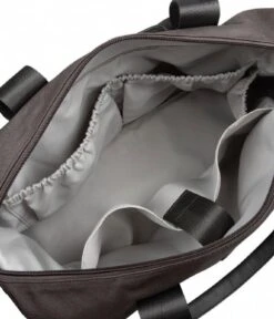Duffle Bag Daisy Black -Beroemde Bagage Winkel thelittlegreenbag daisy duffle black inside 600