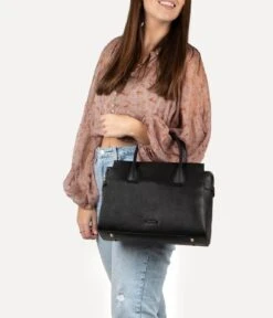 Handbag Aster Black -Beroemde Bagage Winkel tlgb 201172 handbagAster black 2 600