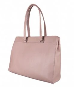 Lorelei Laptop Tote 15.6 Inch Mauve -Beroemde Bagage Winkel tlgb lorelei tote handbag mauve side 600