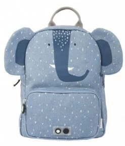 Trixie Backpack Mrs. Elephant Blauw