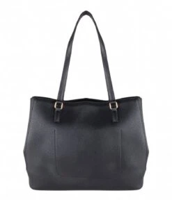 Superman Tote Nero -Beroemde Bagage Winkel valentino handbags superman tote handbag nero handtas VBS2U801 back 600