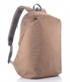 XD Design Bobby Soft Anti Theft Backpack 15.6 Inch Khaki -Beroemde Bagage Winkel xddesign bobby soft anti theft backpack coffee side 600