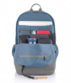 XD Design Bobby Soft Anti Theft Backpack 15.6 Inch Grey 12 XD Design Bobby Soft Anti Theft Backpack 15.6 Inch Grey -Beroemde Bagage Winkel xddesign bobby soft anti theft backpack grey inside 600