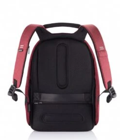 XD Design Bobby Hero Small Anti Theft Backpack 13 Inch Red -Beroemde Bagage Winkel xddesign bobbyhero antidiefstalrugzak red antitheftbackpack 294 back 600